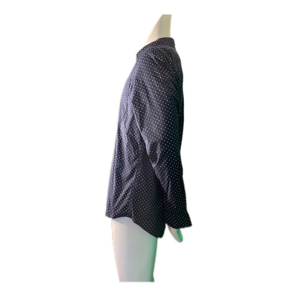 Tommy Hilfiger Men’s Small Button-Down Shirt Navy Yellow Cotton Stretch EUC ✨ - Picture 5 of 15